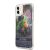 Apple iPhone 11/XR GUESS GUHCN61LFLSB Liquid Glitter TPU Hátlap - Kék