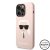 Apple iPhone 14 Pro KARL LAGERFELD KLHMP14LSLKHLP Liquid Silicon MagSafe Hátlap - Rózsaszín