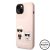 Apple iPhone 14 KARL LAGERFELD KLHMP14SSSKCI Liquid Silicon MagSafe Hátlap - Rózsaszín