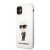 Apple iPhone 11/XR KARL LAGERFELD KLHC61SNIKBCH Liquid Hátlap - Fehér