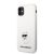 Apple iPhone 11/XR KARL LAGERFELD KLHC61SNCHBCH Liquid Hátlap - Fehér