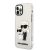 Apple iPhone 12/12 Pro KARL LAGERFELD KLHCP13MHNKCTGT Glitter Hátlap - Átlátszó