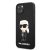 Apple iPhone 13 KARL LAGERFELD KLHCP13MSNIKBCK Liquid Hátlap - Fekete