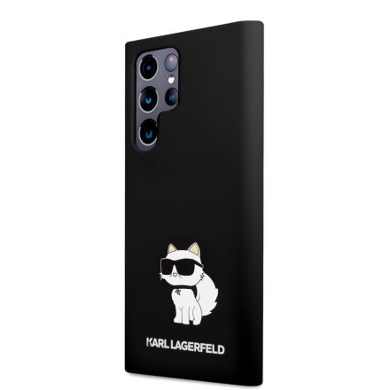 Samsung S23 Ultra KARL LAGERFELD KLHCS23LSNCHBCK Hátlap - Fekete