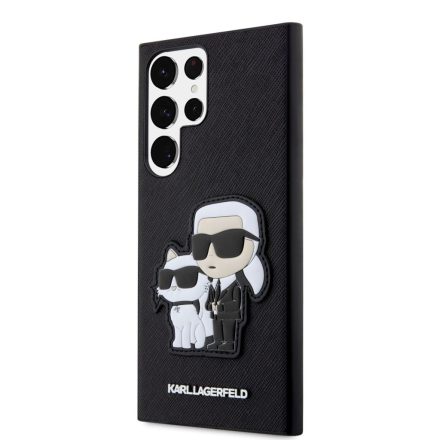 Samsung S23 Ultra KARL LAGERFELD KLHCS23LSANKCPK Hátlap - Fekete