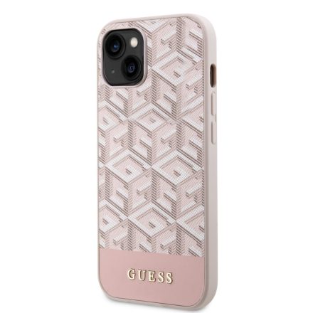 Apple iPhone 13 GUESS GUHMP13MHGCFSEP MagSafe Hátlap - Rózsaszín