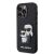 Apple iPhone 13 Pro KARL LAGERFELD KLHCP13LSANKCPK Hátlap - Fekete