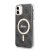 Apple iPhone 11/XR GUESS GUHMN61H4STK MagSafe Hátlap - Fekete