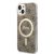 Apple iPhone 13 GUESS GUHMP13MH4STW MagSafe Hátlap - Barna