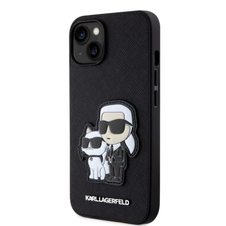 Apple iPhone 11/XR KARL LAGERFELD KLHCN61SANKCPK Hátlap - Fekete