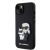 Apple iPhone 11/XR KARL LAGERFELD KLHCN61SANKCPK Hátlap - Fekete