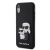Apple iPhone XR KARL LAGERFELD KLHCI61SANKCPK Hátlap - Fekete