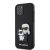 Apple iPhone 12 Pro Max KARL LAGERFELD KLHCP12LSANKCPK Hátlap - Fekete