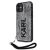 Apple iPhone 11/XR KARL LAGERFELD KLHCN61PSQRKS Reversible Hátlap - Fekete/Ezüst