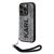 Apple iPhone 13 Pro KARL LAGERFELD KLHCP13LPSQRKS Reversible Hátlap - Fekete/Ezüst