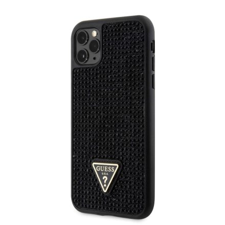Apple iPhone 11 Pro GUESS GUHCN58HDGTPK Hátlap - Fekete