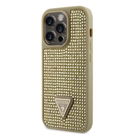 Apple iPhone 12 Pro Max GUESS GUHCP12LHDGTPD Hátlap - Arany