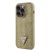 Apple iPhone 12 Pro Max GUESS GUHCP12LHDGTPD Hátlap - Arany