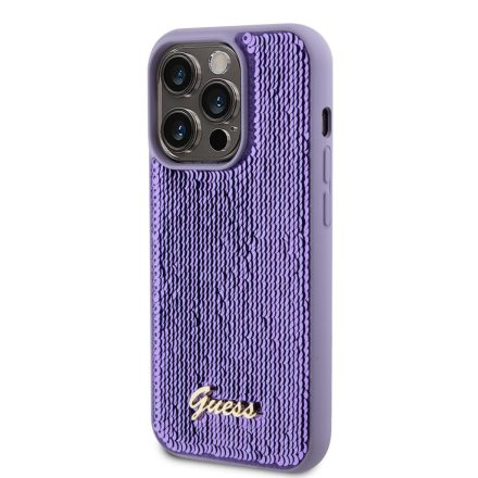 Apple iPhone 12/12 Pro GUESS GUHCP12MPSFDGSU Hátlap - Lila