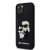 Apple iPhone 13 KARL LAGERFELD KLHCP13M3DRKCNK Hátlap - Fekete