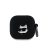 Apple Airpods 4 KARL LAGERFELD KLA4RUNCHK Liquid Silicon Tartó - Fekete