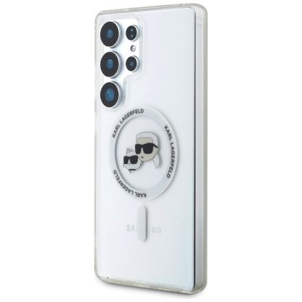 Samsung S25 Ultra KARL LAGERFELD KLHMS25LHLSKCH MagSafe IML Hátlap - Átlátszó