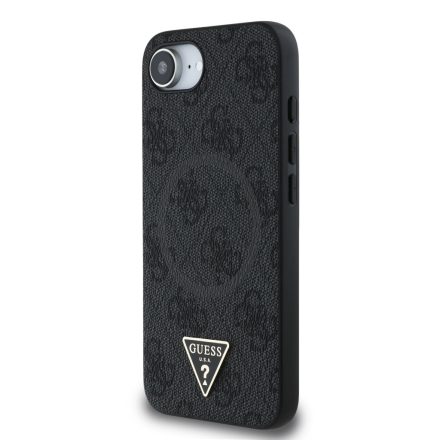 Apple iPhone 16e GUESS GUHMPSE4P4TDPK MagSafe Hátlap - Fekete