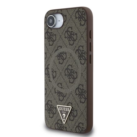 Apple iPhone 16e GUESS GUHMPSE4P4TDPW MagSafe Hátlap - Barna
