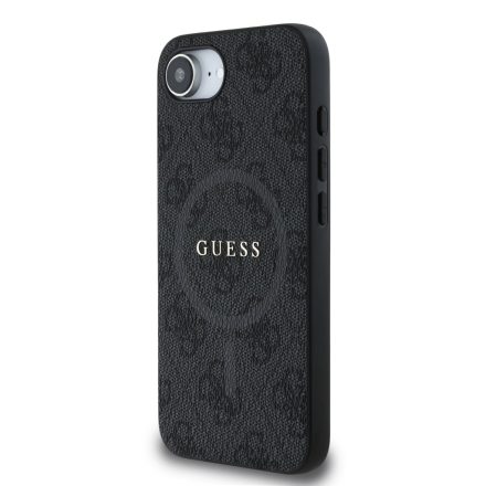 Apple iPhone 16e GUESS GUHMPSE4G4GFRK MagSafe Hátlap - Fekete
