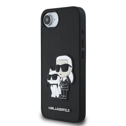 Apple iPhone 16e KARL LAGERFELD KLHCPSE4SANKCPK Hátlap - Fekete