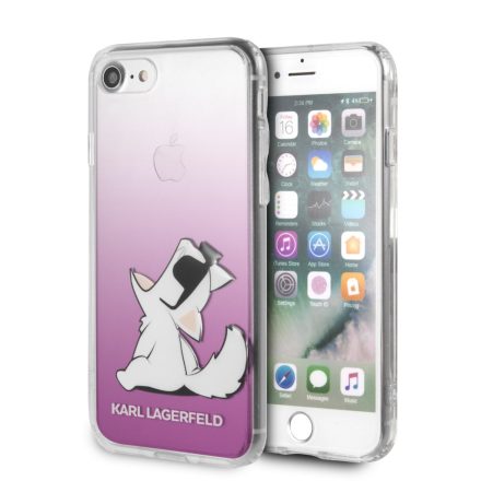 Apple iPhone 7/8/SE2 KARL LAGERFELD KLHCI8CFNRCPI TPU Hátlap - Rózsaszín