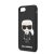 Apple iPhone 7/8/SE2 KARL LAGERFELD KLHCI8SLFKBK Liquid Hátlap - Fekete