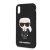 Apple iPhone XR KARL LAGERFELD KLHCI61SLFKBK Hátlap - Fekete