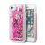 Apple iPhone 7/8/SE2 KARL LAGERFELD KLHCI8ROPI Liquid Glitter Hátlap - Rózsaszín