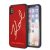 Apple iPhone X/XS KARL LAGERFELD KLHCPXDLKSRE Hátlap - Piros