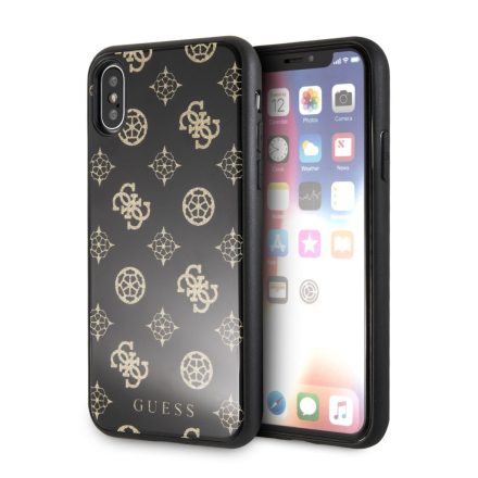 Apple iPhone X/XS GUESS GUHCPXTGGPBK Hátlap - Fekete