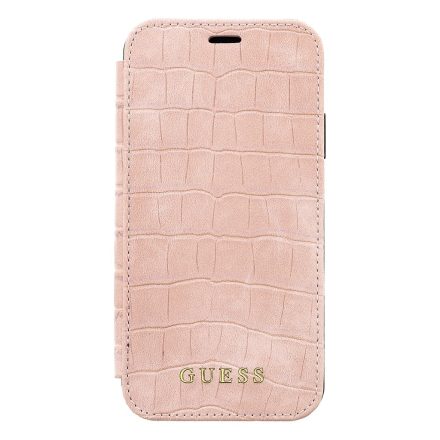 Apple iPhone X/XS GUESS GUFLBKPXCSCRO Könyvtok - Rózsaszín