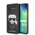 Samsung S10 KARL LAGERFELD KLHCS10IKPUBK Bőr Hátlap - Fekete