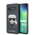 Samsung S10 KARL LAGERFELD KLHCS10IKPUBL Bőr Hátlap - Kék