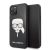 Apple iPhone 11 KARL LAGERFELD KLHCN61DLFKBK Hátlap - Fekete