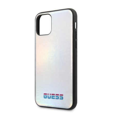 Apple iPhone 11 Pro Max GUESS GUHCN65SBLD Hátlap - Ezüst