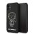 Apple iPhone 11 KARL LAGERFELD KLHCN61SILFLWB Liquid Silicon Hátlap - Fekete