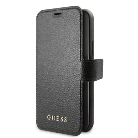 Apple iPhone 11 GUESS GUFLBKSN61IGLBK Könyvtok - Fekete