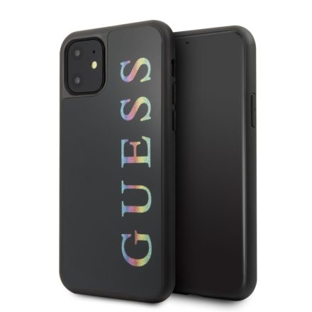 Apple iPhone 11 GUESS GUHCN61LGMLBK Hátlap - Fekete
