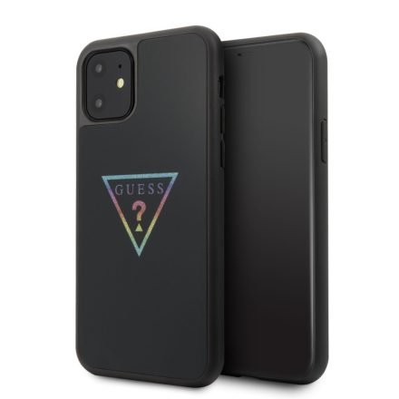 Apple iPhone 11 GUESS GUHCN561TRMLBK Hátlap - Fekete