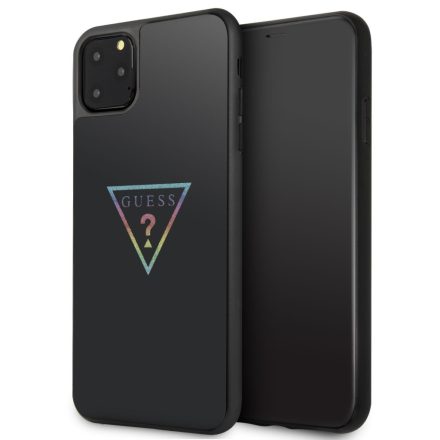 Apple iPhone 11 Pro Max GUESS GUHCN565TRMLBK Hátlap - Fekete