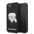 Apple iPhone 11 KARL LAGERFELD KLHCN61GLBK Hátlap - Fekete