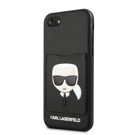 Apple iPhone 7/8/SE2 KARL LAGERFELD KLHCI8CSKCBK Hátlap - Fekete