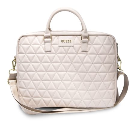 GUESS GUCS15QLPK 15'' Notebook Táska - Púder Rózsaszín
