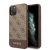 Apple iPhone 11 Pro GUESS GUHCN58G4GLBR Hátlap - Barna